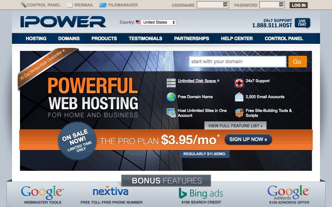 iPower Hosting Review