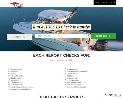 Boat VIN Lookup | Just $29.99 | Boat-Alert.com