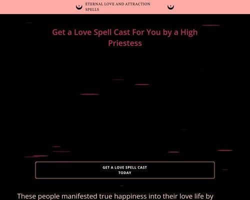 Get Your Eternal Love Spell Cast